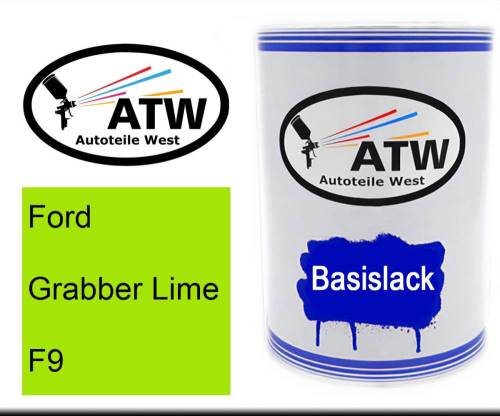 Ford, Grabber Lime, F9: 500ml Lackdose, von ATW Autoteile West.